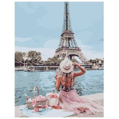 Картина по номерам на холсте 40*50 см Raduga "На берегу Сены" (RDG-3570)