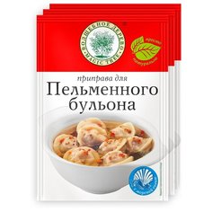 Приправа для пельменного бульона с морской солью, набор 3*30г, Волшебное дерево