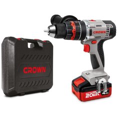 Аккумуляторный ударный шуруповерт CROWN CT21075HMX-4 BMC