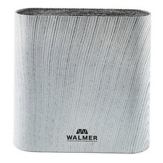 Подставка для ножей, WALMER, Grey Lines, овальная, 21,5x6,1x23см, серая
