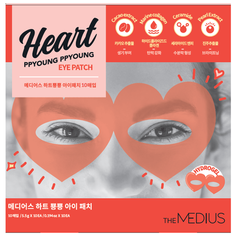 MEDIUS Патчи для глаз Heart Ppyoung Ppyoung Eye Patch, 10 шт.