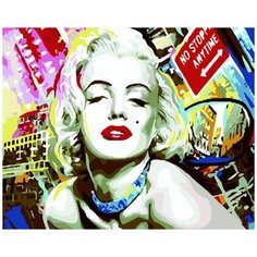 Картина по номерам на холсте 40*50 см Paintboy "Мэрилин" (PB-GX6242)
