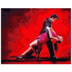 Картина по номерам на холсте 40*50 см Paintboy "Страстный танец" (PB-GX31769)