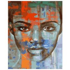 Картина по номерам на холсте 40*50 см Paintboy "Краски на лице" (PB-OK10168)