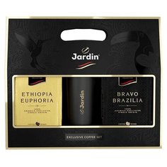 Подарочный набор Jardin Ethiopia Euphoria и Bravo Brazilia с термокружкой, 500 г