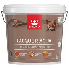 Лак Tikkurila Lacquer Aqua матовый полиакриловый бесцветный 2.7 л