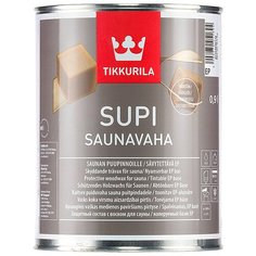 Воск Tikkurila Supi Saunavaha, бесцветный, 0.9 л