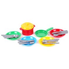 Набор посуды ТехноК Маринка-10 1646 разноцветный