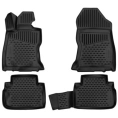Element Коврики 3D в салон подходят для SUBARU Forester, 2018-&gt; кросс, 4шт. (полиуретан)