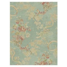 Дизайнерские обои Seabrook TAPESTRY, США, акрил/бумага, моющиеся, Голубые, 0,52х10м, TY30002