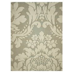 Дизайнерские обои Seabrook DAMASK FOLIO, США, акрил/бумага, моющиеся, Светлозеленый, Дамаск, 0,52х10м, DF30408