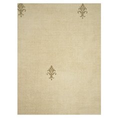 Дизайнерские обои Seabrook DAMASK FOLIO, США, акрил/бумага, моющиеся, Бежевый, Голубой, Францсузская, лилия, 0,52х10м, DF31108