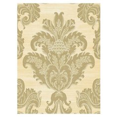 Дизайнерские обои Seabrook TAPESTRY, США, акрил/бумага, моющиеся, Желтые, 0,52х10м, TY30505