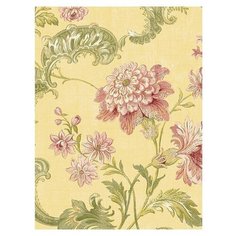 Дизайнерские обои Seabrook TAPESTRY, США, акрил/бумага, моющиеся, Желтые, 0,52х10м, TY30103