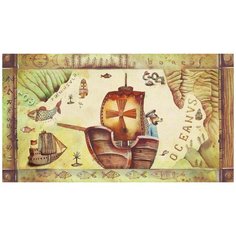 Супермоющиеся антивандальные фотообои Антимаркер, Поиски Сокровищ, 2-А-256, 270х150 см