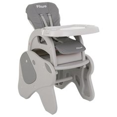 Стульчик-парта Pituso Dog, серый