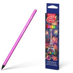 ErichKrause Цветные карандаши ArtBerry Neon 6 цветов (39424)