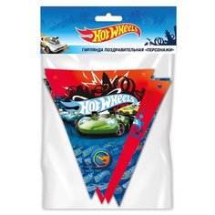 ND Play Гирлянда поздравительная Hot Wheels Персонажи 292791 голубой/красный
