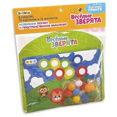 ZABIAKA Магнитная мозаика "Весёлые животные", 10 картинок в наборе 4194406