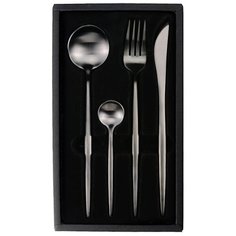 Набор столовых приборов Xiaomi Maison Maxx Stainless Steel Чёрный