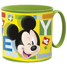 Кружка пластиковая (для СВЧ, 265 мл). Микки Маус. Акварель Stor