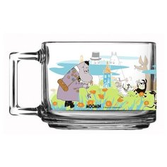 Кружка "Фитнес" 500 мл "Муми-тролли" круговая ОСЗ