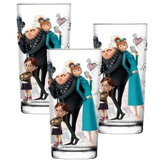 Набор стаканов ОСЗ. "Миньоны. Гадкий Я" Ода (высокий, 230 мл, 3 шт) Stor