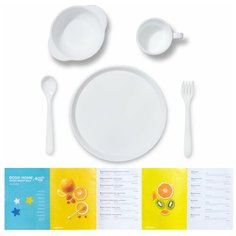 Набор посуды для детей, DOSH | HOME, AMILA KIDS, белый