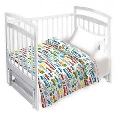 Покрывало стеганое, Непоседа, Транспорт, 90x140см