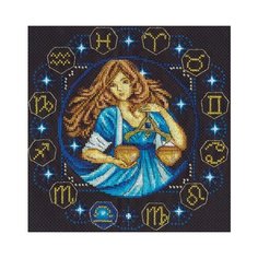 Набор для вышивания ZN-0928 ( ЗН-0928 ) "Знаки Зодиака. Весы" Panna