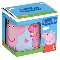 Кружка керамическая в подарочной упаковке (325 мл). Свинка Пеппа и Дино Stor