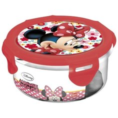 Контейнер пластиковый (круглый, 270 мл). Минни Маус Цветы Stor