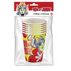 Tom&Jerry. Набор бумажных стаканов, 6 шт*250 мл ND Play