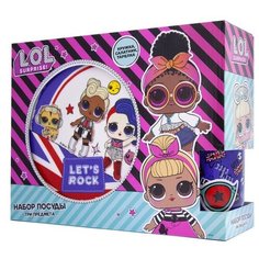 Набор посуды L.O.L. ROCK (Л.О.Л. РОК), 3 предмета, фарфор ND Play