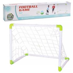 Набор для игры в футбол Oubaoloon ворота, мяч, насос, в коробке (LN230-1)