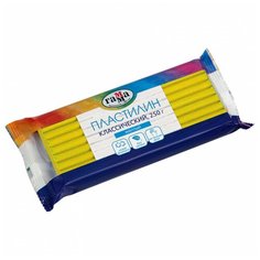 Пластилин ГАММА Классический желтый 250 г (270818_03) Gamma