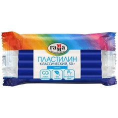 Пластилин ГАММА Классический синий 50 г (270818_13) Gamma