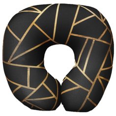 Подголовник-подушка антистресс "Золото на черном" 3634148 mni mnu