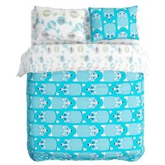 Комплект постельного белья, 1,5сп, СИРЕНЬ, Зверята