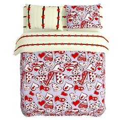 Комплект постельного белья, 1,5сп, СИРЕНЬ, Любовь