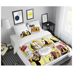 Комплект постельного белья, 1,5сп, СИРЕНЬ, Утиные истории