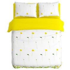 Комплект постельного белья, евро, СИРЕНЬ, На лугу