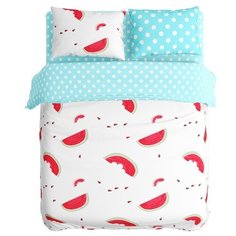 Комплект постельного белья, евро, СИРЕНЬ, Арбузы