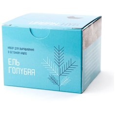 Набор для выращивания в бетонном кашпо "URBAN Cube" Ель голубая Oktaur