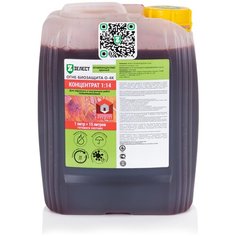 Огнебиозащита ЗЕЛЕСТ«О-4К» ОгнеКонцентрат, невымываемая, для профессиональной защиты деревянных конструкций от воспламенения, красный, 10 кг, жидкий концентрат