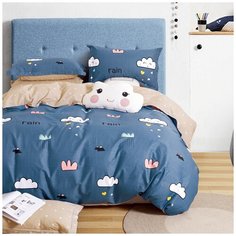 Комплект постельного белья, евро, Letto, SM504, (н2)50х70см, сатин