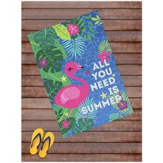 Покрывало пляжное sfer.tex Фламинго 145х100 см