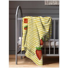 Плед детский флис 145х100 Клубника sfer.tex 8050233