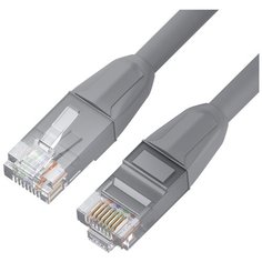 Патч-корд GCR RJ-45 - RJ-45 (GCR-LSZH62), серый, 1 м