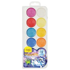 Мульти-Пульти Акварель Енот в космосе, медовая, 12 цветов (АП_36585)